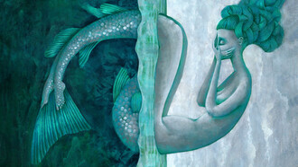 Sirena, ill. di Michelangelo Rossato da La sirenetta, Ed. ARKA