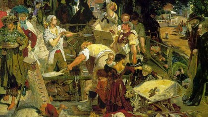 Ford Maddox Brown. "Work". Oil on Canvas, 1863