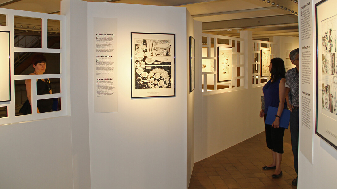 The art of comic strip. Courtesy of Comics Art Museum