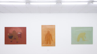 Vista de la muestra «Aparición y latencia» de Roberto Carter. Espacio expositivo Cero Uno,
San José, Costa Rica