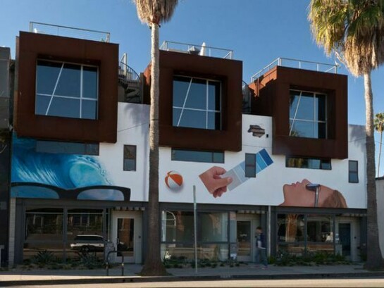 Alex Israel, Image of "Abbot Kinney Mural" produced by Various Small Fires in 2012. Photo: Michael Underwood