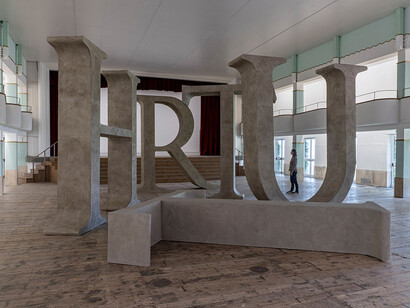 Shilpa Gupta, exhibition view. Courtesy of Galleria Continua