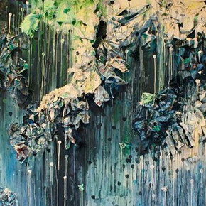 Elisabeth McDonald, Daydream I, 2014, Mixed Media, 150 cm x 300 cm