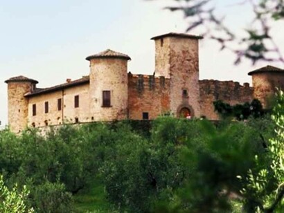 Il Castello di Gabiano, Alessandria, Italia