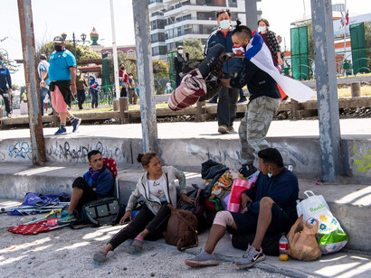 Migrantes venezolanos en Chile