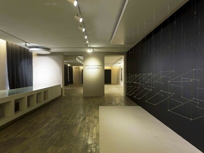 Ding Yi x Elias Crespin, Exhibition view. Courtesy of Hadrien de Montferrand Gallery