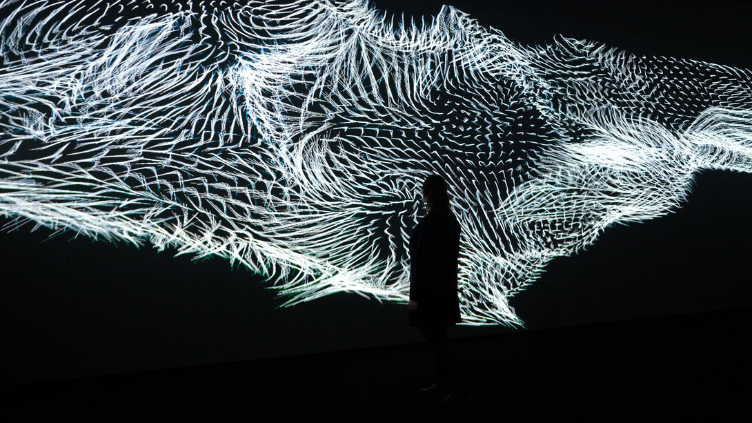 Divers artistes, Univers programmés, vue d'exposition. Avec l'aimable autorisation du macLyon