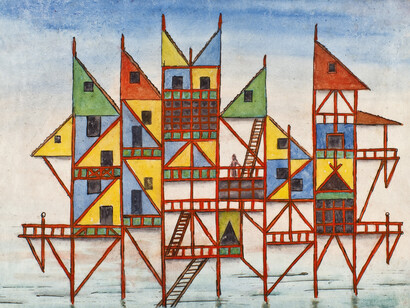 Xul Solar, Proyecto Fachada Delta, 1954
