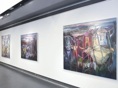 Fathallah Zamroud, Exhibition view. Courtesy of Ayyam Gallery