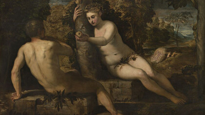 Tintoretto. 'Il peccato originale'