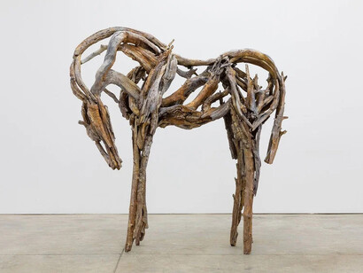 Deborah Butterfield, Sculpture, exhibition view. Courtesy of Greg Kucera Gallery