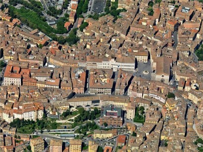 Veduta aerea di Perugia