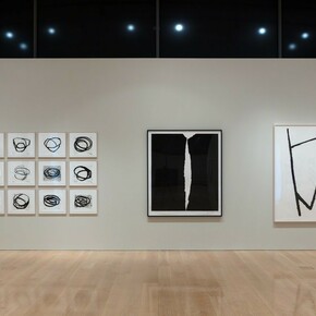 Richard Serra, Exhibition view. Courtesy of Nasher Sculpture Center