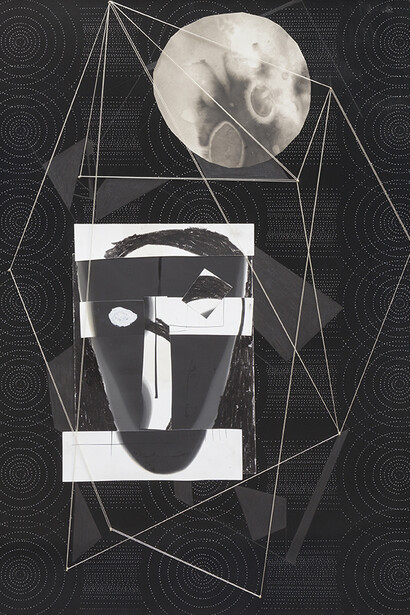 Sheree Hovsepian, 'The State of Nature', 2015, archival dye transfer print, graphite, acrylic, silver gelatin prints, brass nails and string, 76 x 101.5 cm