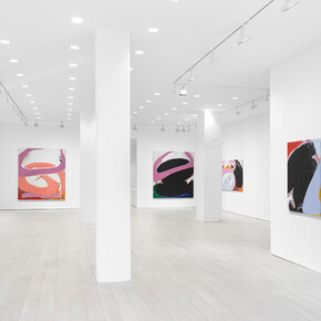 Norman Bluhm, exhibition view. Courtesy of Miles McEnery Gallery