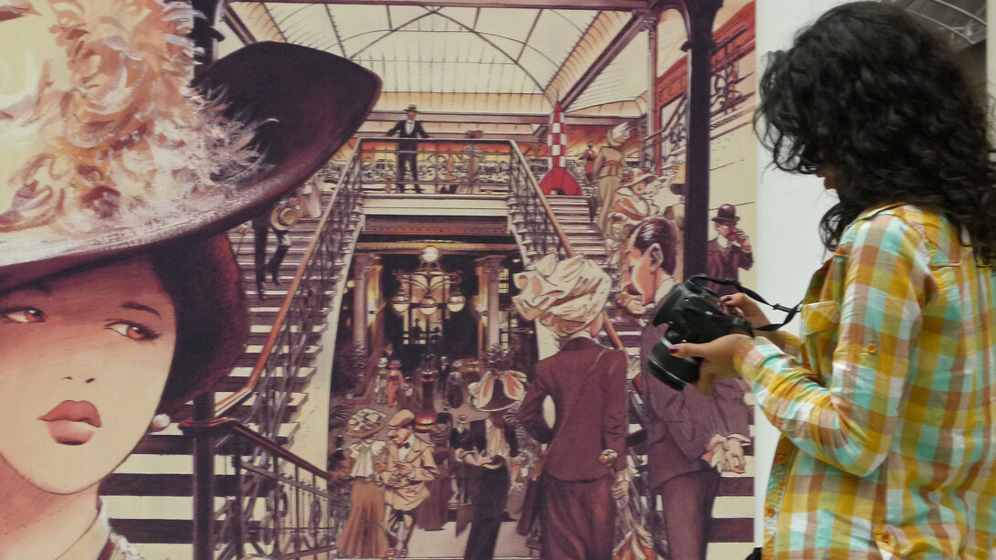 Horta and the Waucquez Warehouse. Courtesy of Comics Art Museum