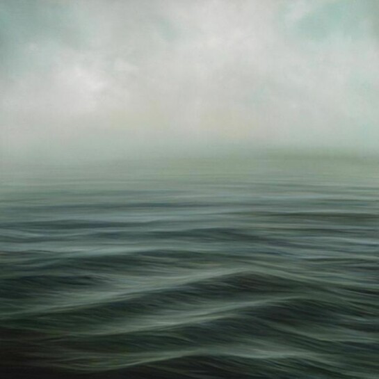 Louise LeBourgeois, Water: Oscillate #476, 2011 I Oil on panel I 12 x 12 inches