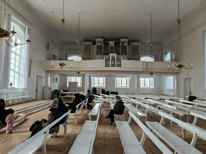 Iglesia Morava en Herrnhut, Sajonia, Alemania