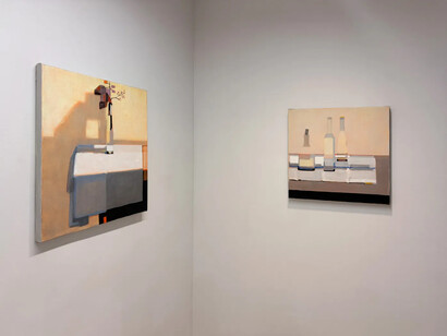 Frances Campani, Compositions, exhibition view. Courtesy of Kathryn Markel Fine Arts