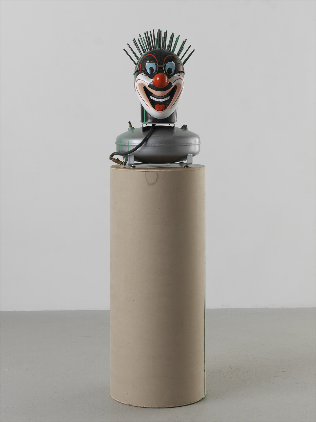Richard Jackson, Don King Head (Green), 2012, Carbon fiber, paint, wood, 175,3 x 45,7 x 46 cm / 69 x 18 x 18 1/8 inches, Edition of 3 + 2 E.A. Courtesy of the artist, Hauser & Wirth and Galerie G-P & N Vallois, Paris