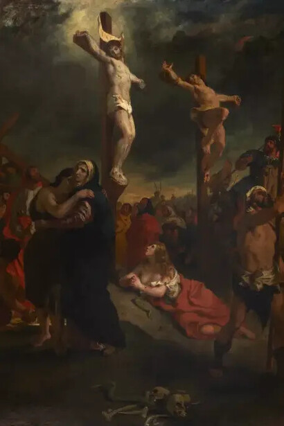 Eugène Delacroix, Crucifixion (détail), 1835.
Avec l'aimable autorisation du Musée Jacquemart-André