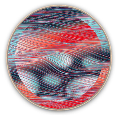 Kai and Sunny, Spirit wave, dusk. Courtesy of Corey Helford Gallery
