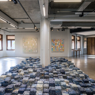 Manish Nai, Re/iteration, exhibition view. Courtesy of Nature Morte