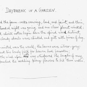 Literary Manuscripts. Courtesy of The Fitzwilliam Museum