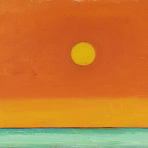 Paul Resika, End of the Day #6, 2022, oil on canvas. Courtesy of Bookstein Projects