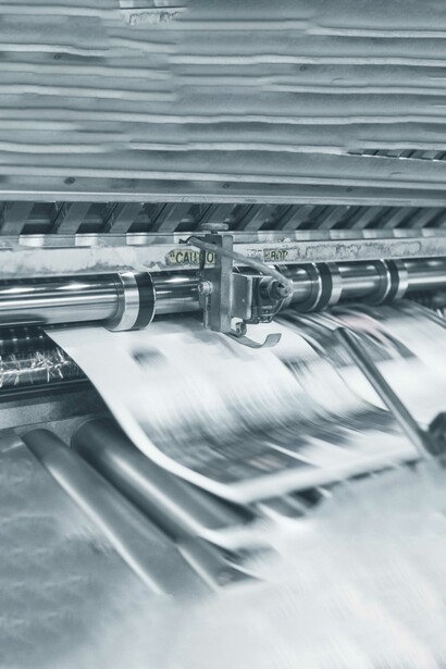 Zeitungsdruckmaschine