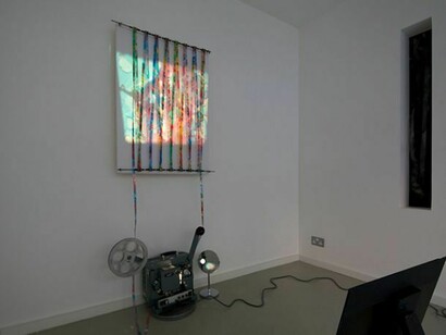 Alexa Raisbeck, installation view of 'Frames of Reference' at Marsden Woo Gallery Project Space (2014) photo © Philip Sayer, courtesy of Marsden Woo Gallery