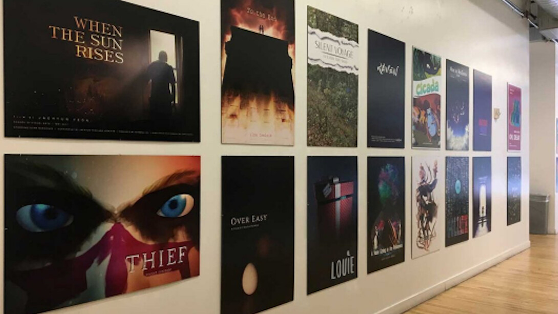 SVA Computer Art: Senior Thesis Projects, exhibition view. Courtesy of School of Visual Arts