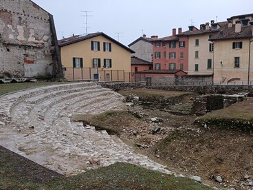 Teatro romano di Brescia, Italia