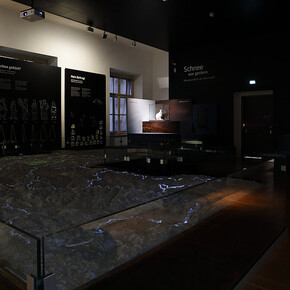 Climate change in Styria, exhibition view. Courtesy of Natural History Museum