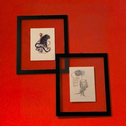 Foto di Gerardo La Mattina, libera interpretazione della mostra di Mariella Busi De Logu, “In un’aria diversa, Teodorico”