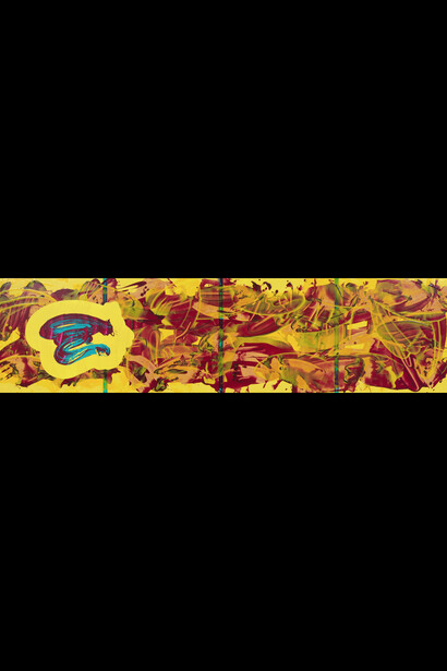 David Reed. Courtesy of Gagosian
