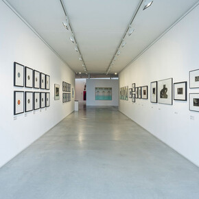 Guy Langevin and guests, exhibition view. Courtesy of Danubiana