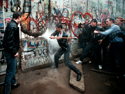 Abriss der Berliner Mauer