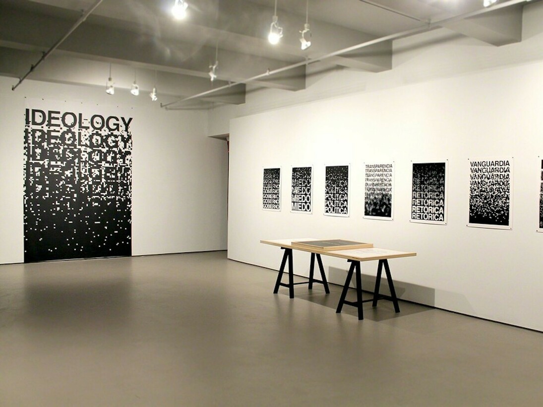 Muntadas, Exhibition view. Courtesy of Kent Fine Art