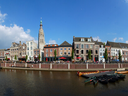 Breda. La ciudad desde el río