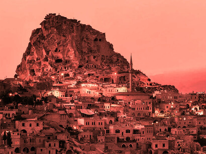 Castillo de Uçhisar, Capadocia, Turquía