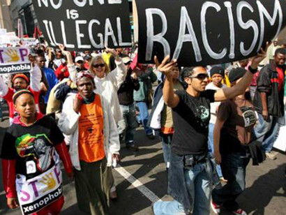 Demonstration against racism