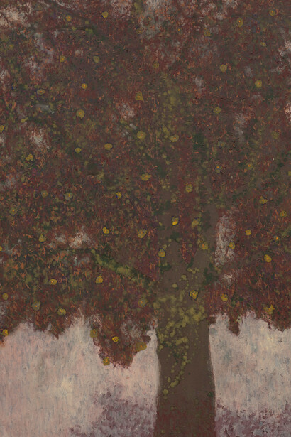 Oliver Bak, Autumn tree, 2024. Courtesy of Sprüth Magers Gallery