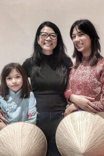 Lou, Jolie et moi. Photo de famille