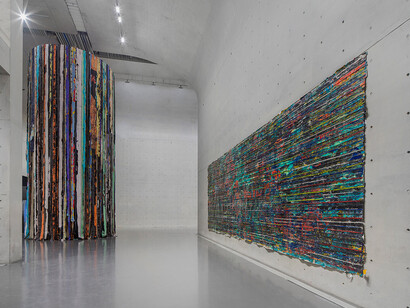 Mark Bradford. Courtesy of Long Museum