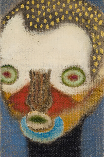 Izumi Kato, Untitled, 2010, Oil on canvas, 13 1/8 x 7 1/2 inches / 33,3 x 19 cm, Photo: Mayu Ishikura, Courtesy Galerie Perrotin