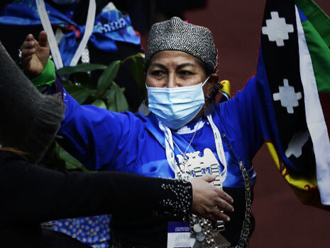 Elisa Loncón, Vorsitzende des Verfassungskonvents in Chile