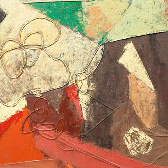 Joe Overstreet, Untitled, 1990. Courtesy of Eric Firestone Gallery