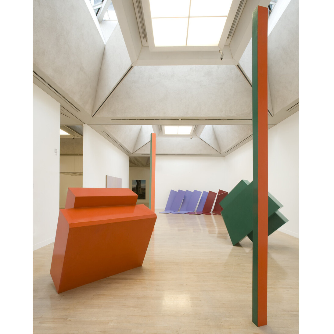 Phillip King, Call 1967, Painted steel, 4420 x 4350 x 5359 mm, Tate
