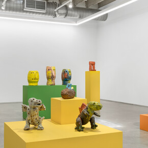 Stanley Edmondson, He Had It Since He First Got It, 2023, installation view, photo by Zachary Balber. Courtesy of Mindy Solomon Gallery
